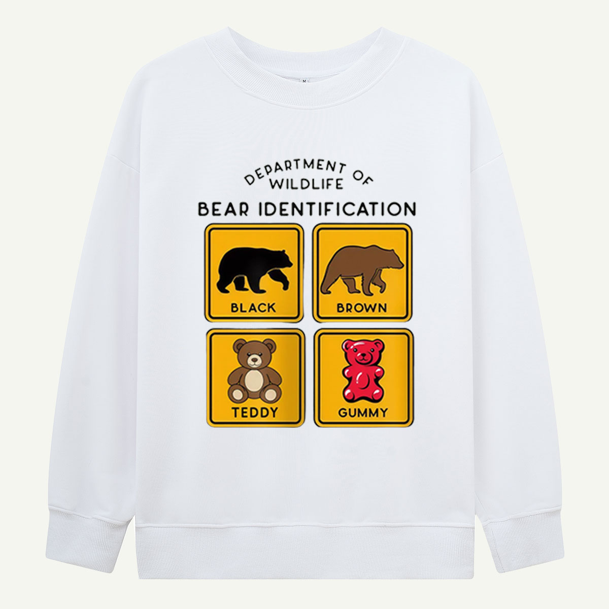 Department of Wildlife Bear Identification Sweatshirts