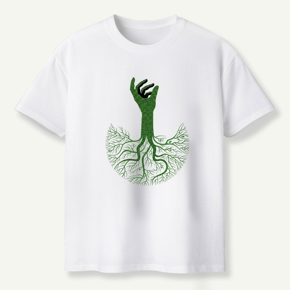Growing Hand Tree Roots T-Shirt