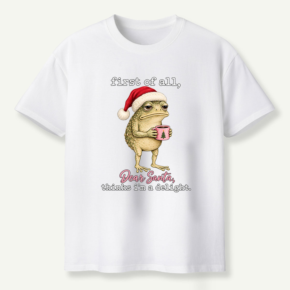 First Of All Dear Santa Thinks Im A Delight T-Shirt