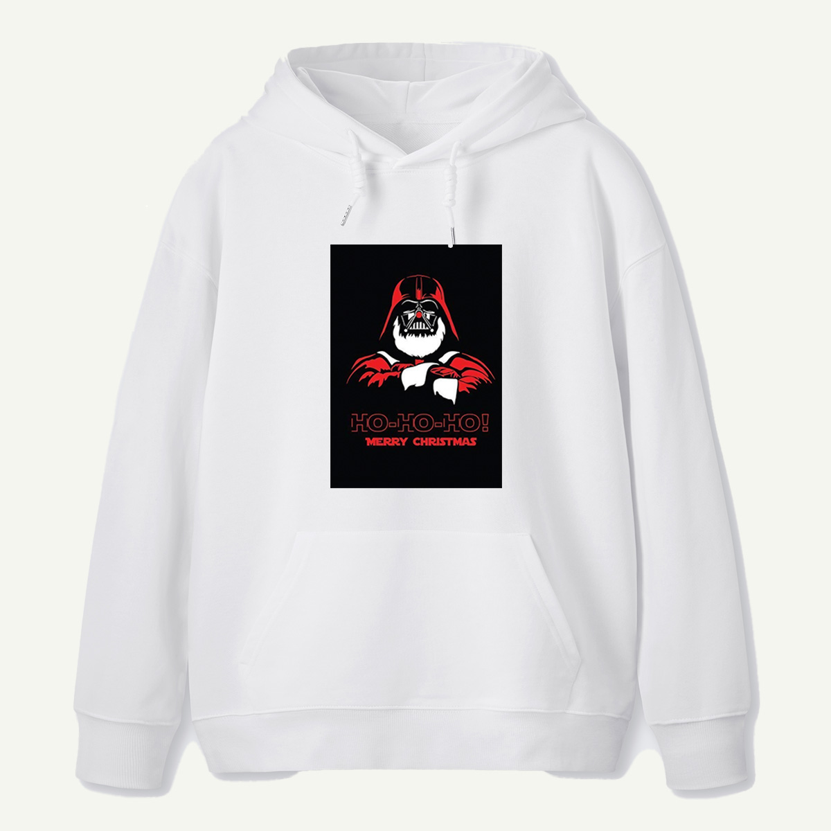 Ho Ho Ho Merry Christmas Darth Vader Santa Parody Hoodie