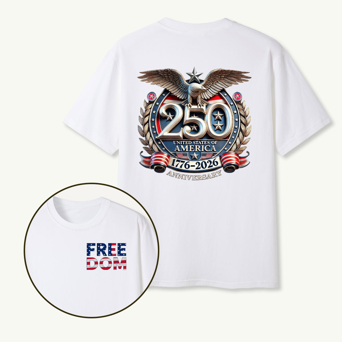 250 United States of America 1776‑2026 Anniversary Eagle T‑Shirt