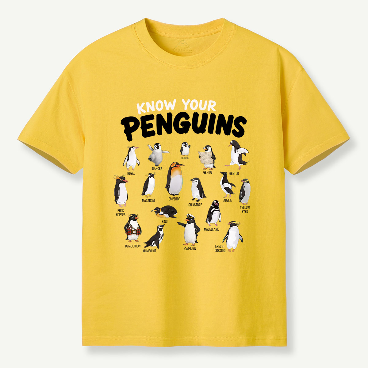 Know Your Penguins Penguin Species T‑Shirt