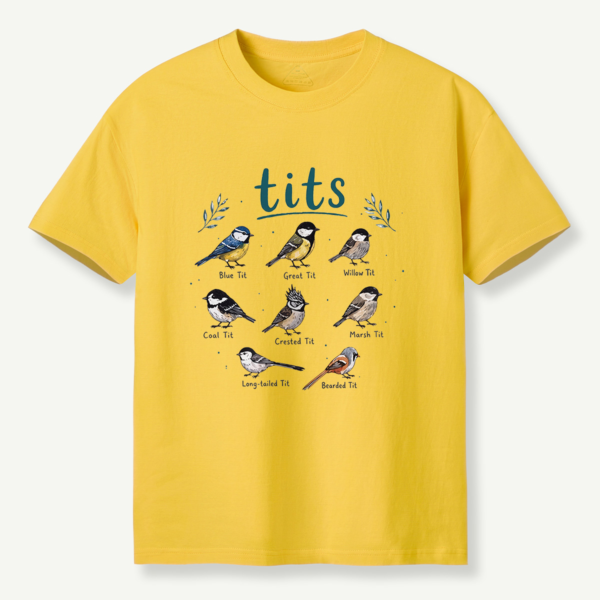 MDCTBYWY26072003 British Tits Identification T-Shirt