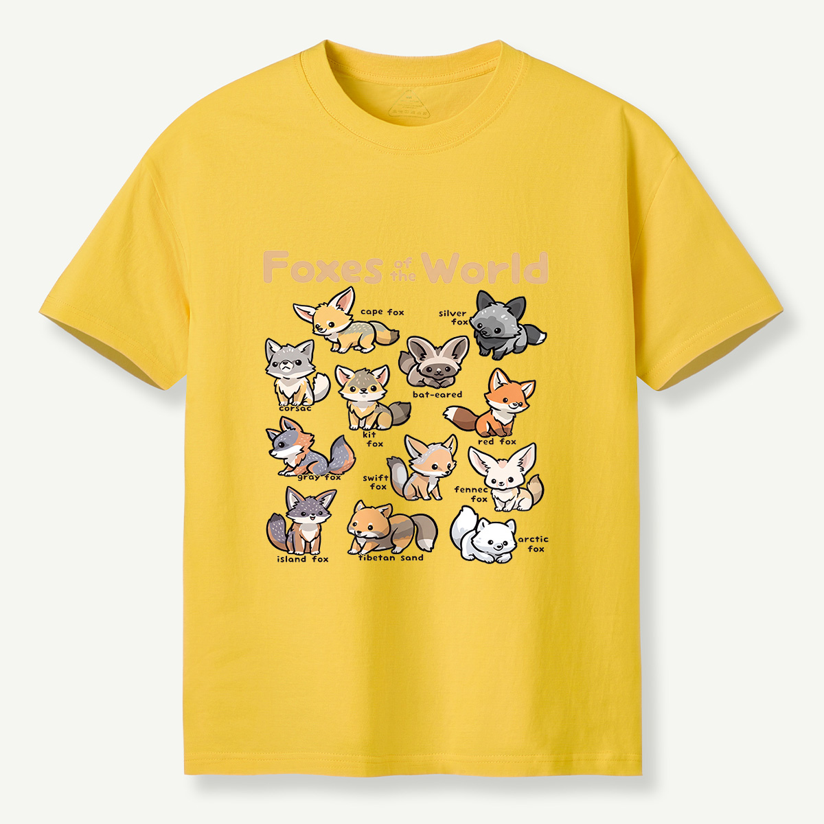 MDCTBYWY26072202 Foxes of the World T-Shirt