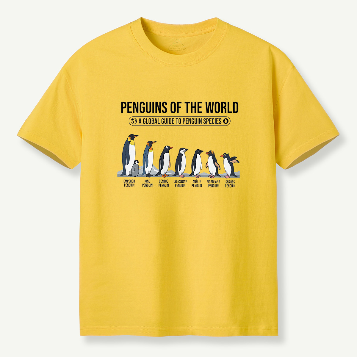 MDCTBYWY26072307 Penguins of the World T-Shirt