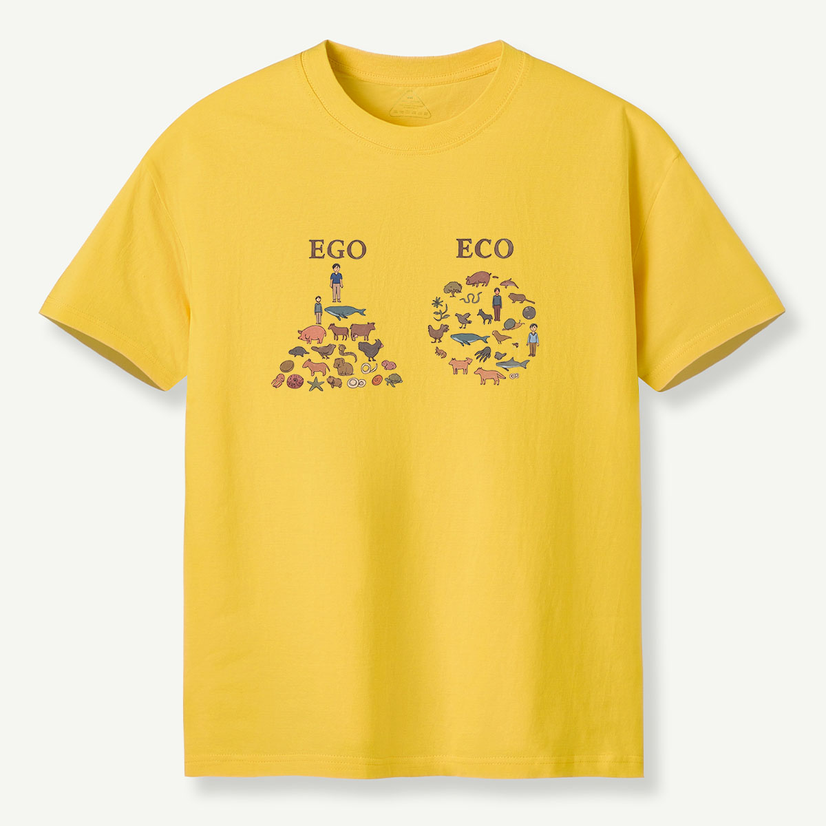MDCTBYWY26072406 Ego vs Eco T-Shirt