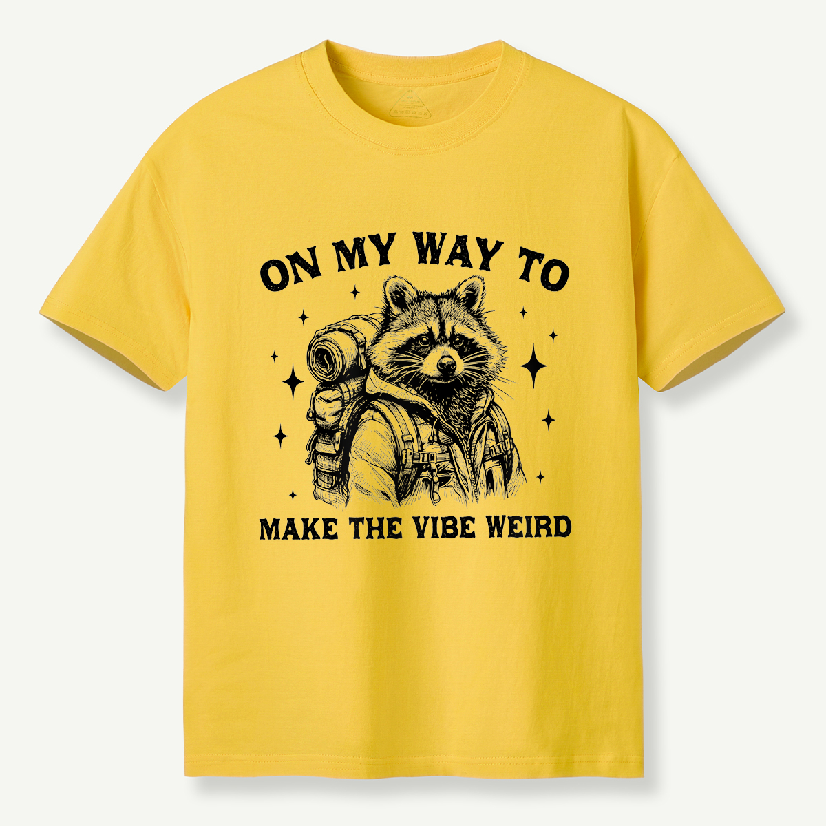 On My Way to Make the Vibe Weird Raccoon T-Shirt