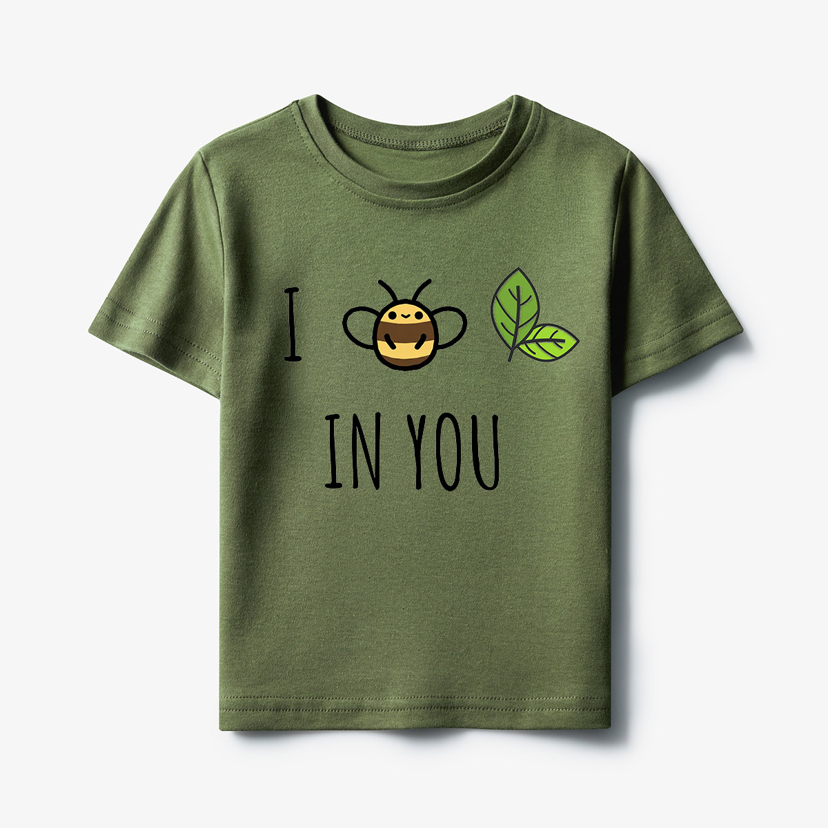 Bee Leaf Pun “I Believe in You” Kids T-Shirt