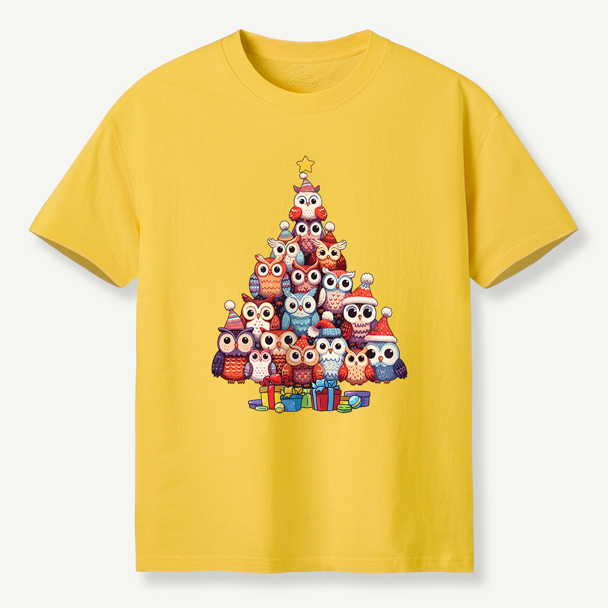 Owl Christmas Tree T-Shirt