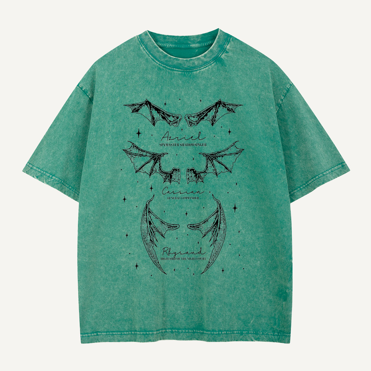 Three Wings, Three Legends Washed T-Shirt