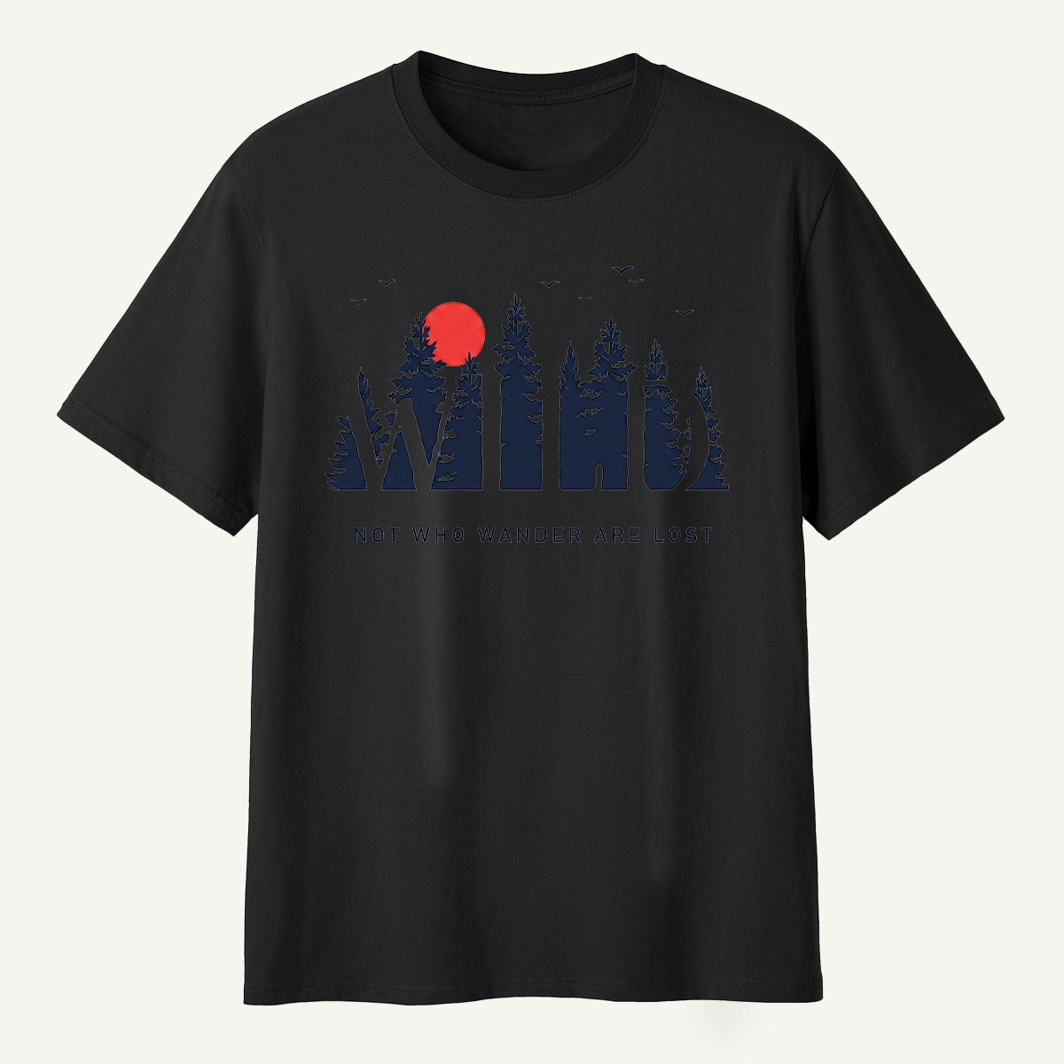 Get Your Nature Ass Lost Pine Forest Sunset T-Shirt