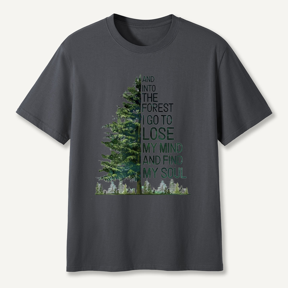 Tree Outdoor Hiking Adventure Forest Nature T-Shirt