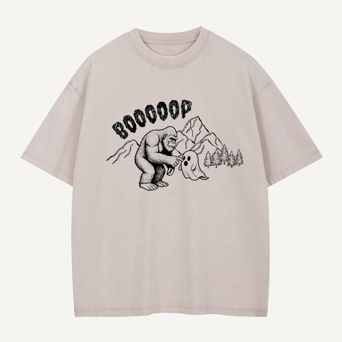 Bigfoot Says Boop Washed T-Shirt