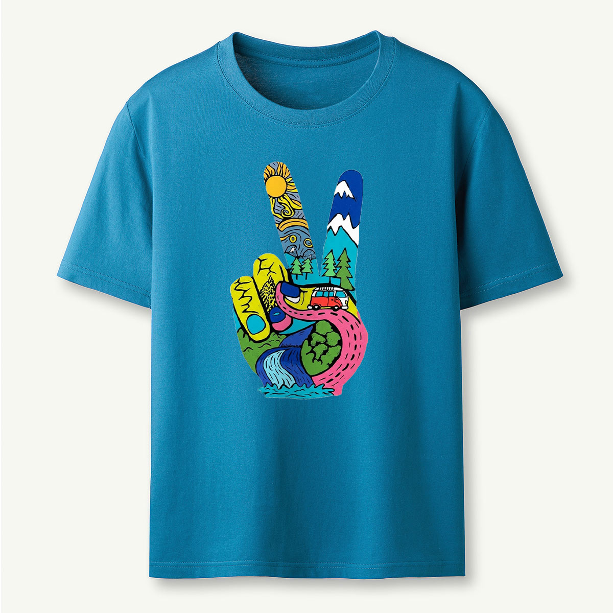 Funky Peace Nature T-Shirt