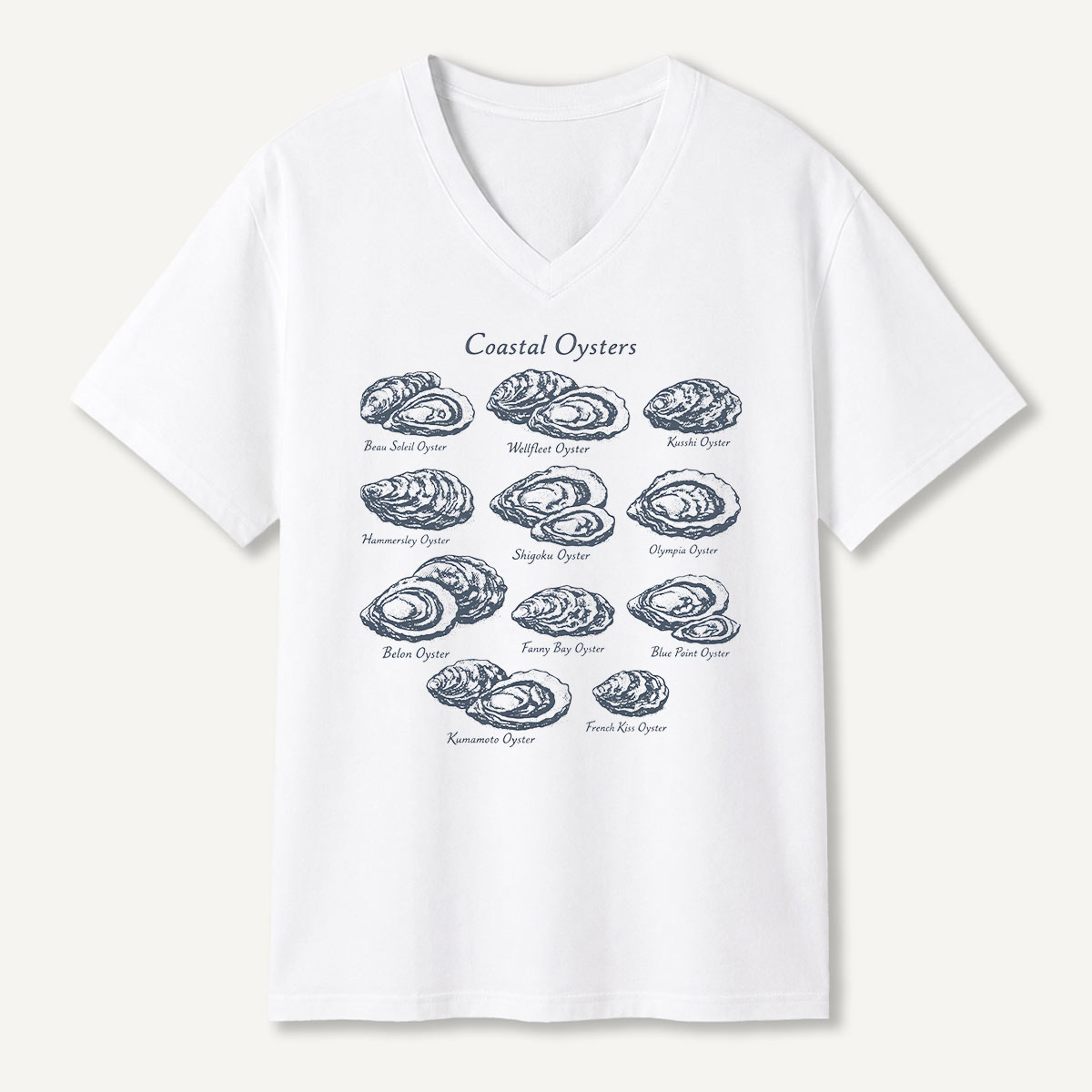 Curved Critters Armadillo Collection V-neck T-Shirt