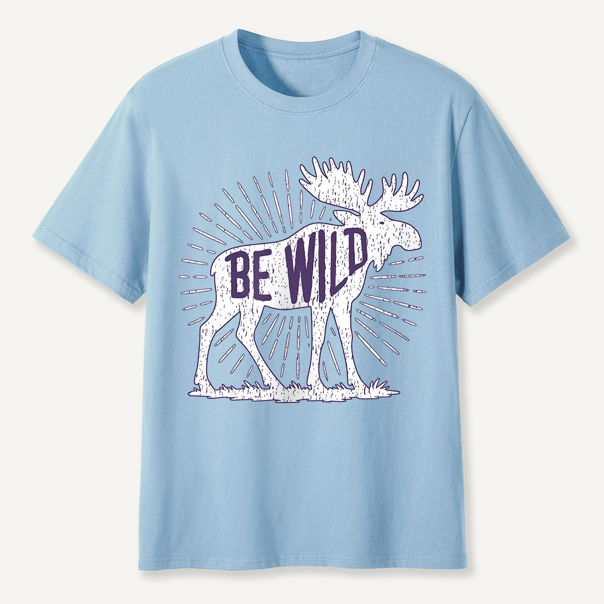 Be Wild Moose Sunburst T-Shirt