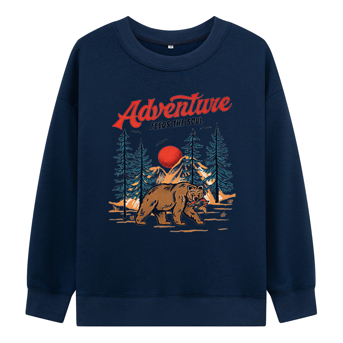 Adventure Feeds the Soul Bear Forest Sweatshirts