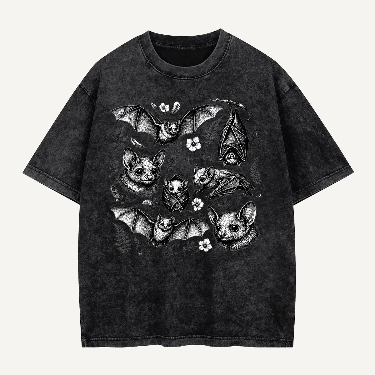 Bat Garden Roll Call Washed T-Shirt
