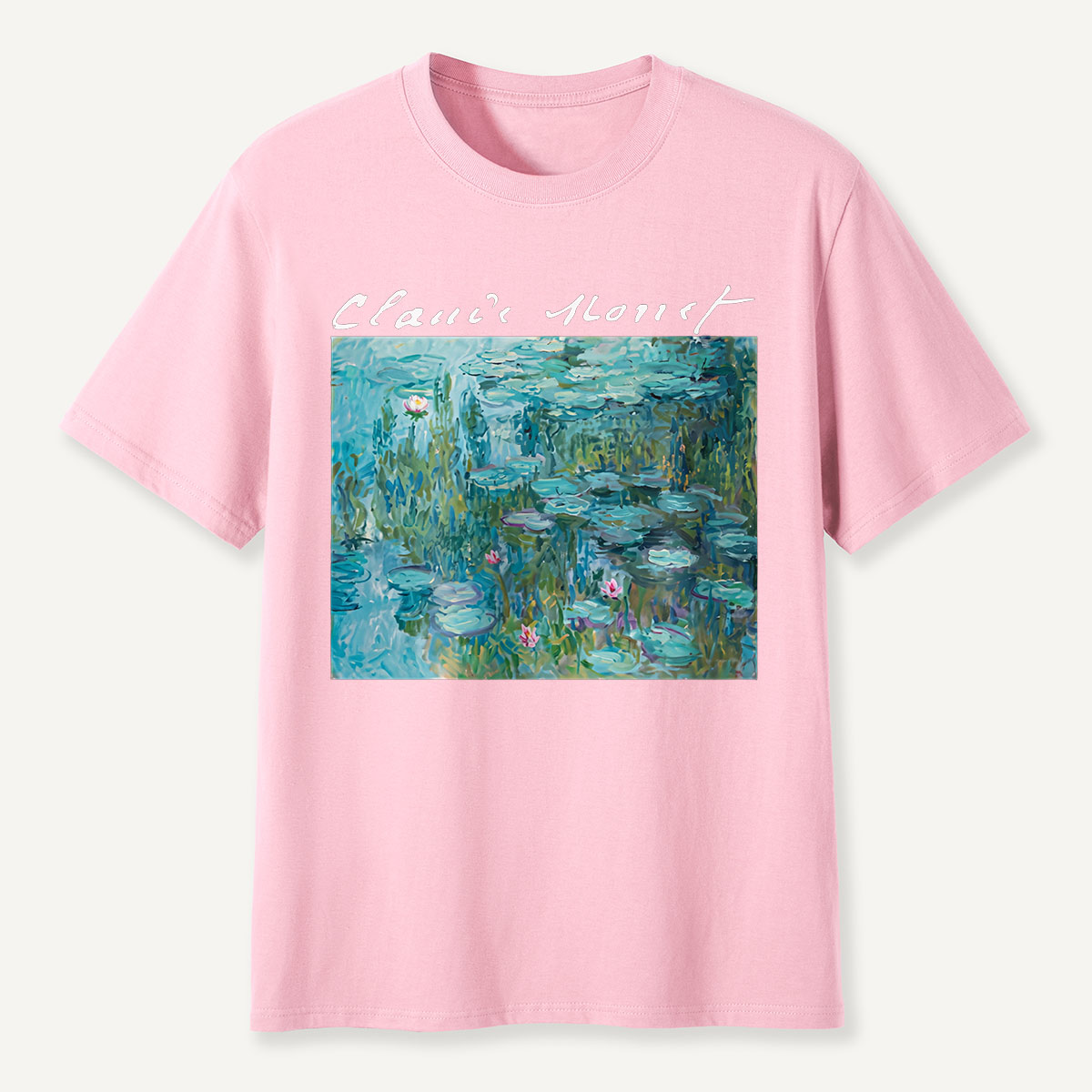 Claude Monet Water Lilies Pond Art T-Shirt