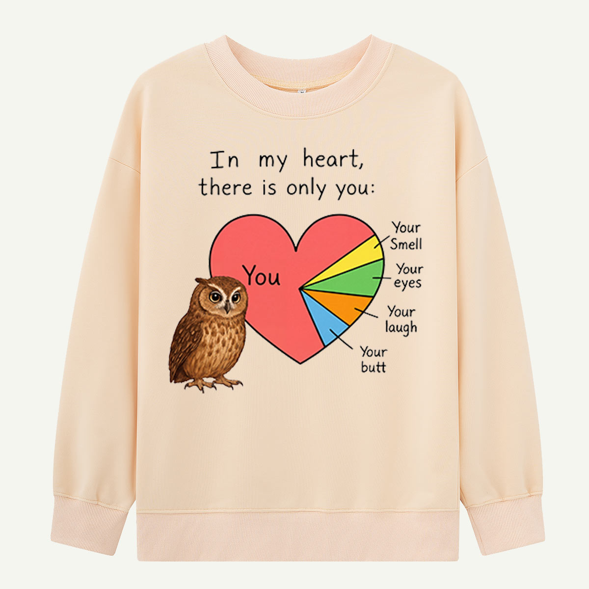 In My Heart Owl Sweatshirts