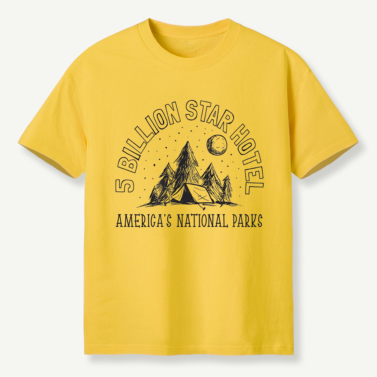 5 Billion Star Hotel America’s National Parks Camping T-Shirt