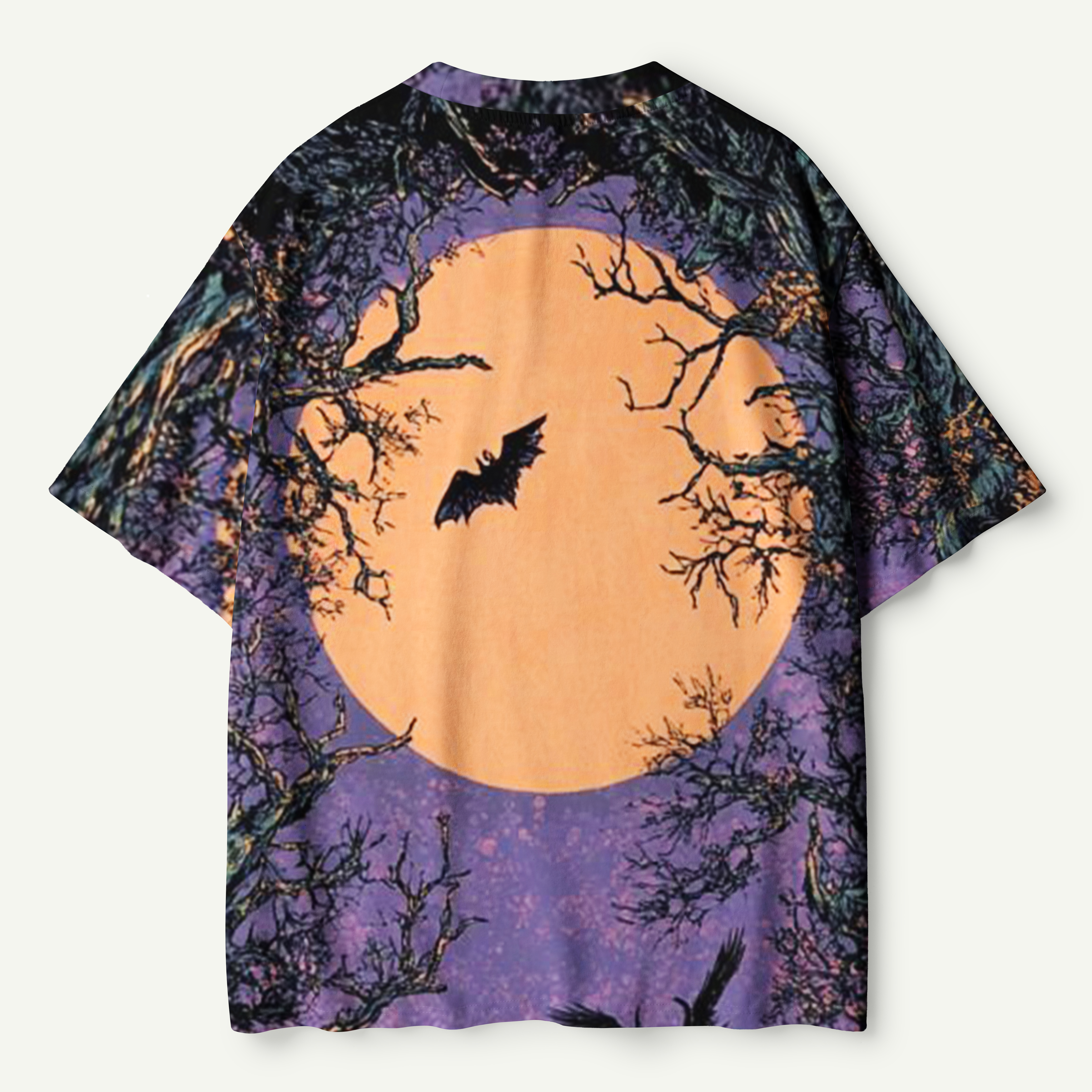 Full Moon Witches Woodland Portal Premium Pure Cotton Tee