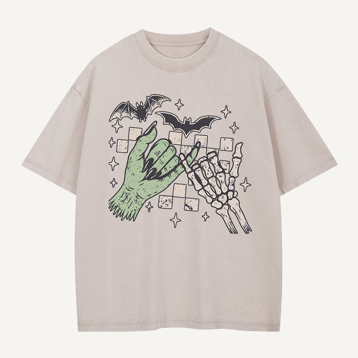  Bat Flight Pinky Promise Washed T-Shirt