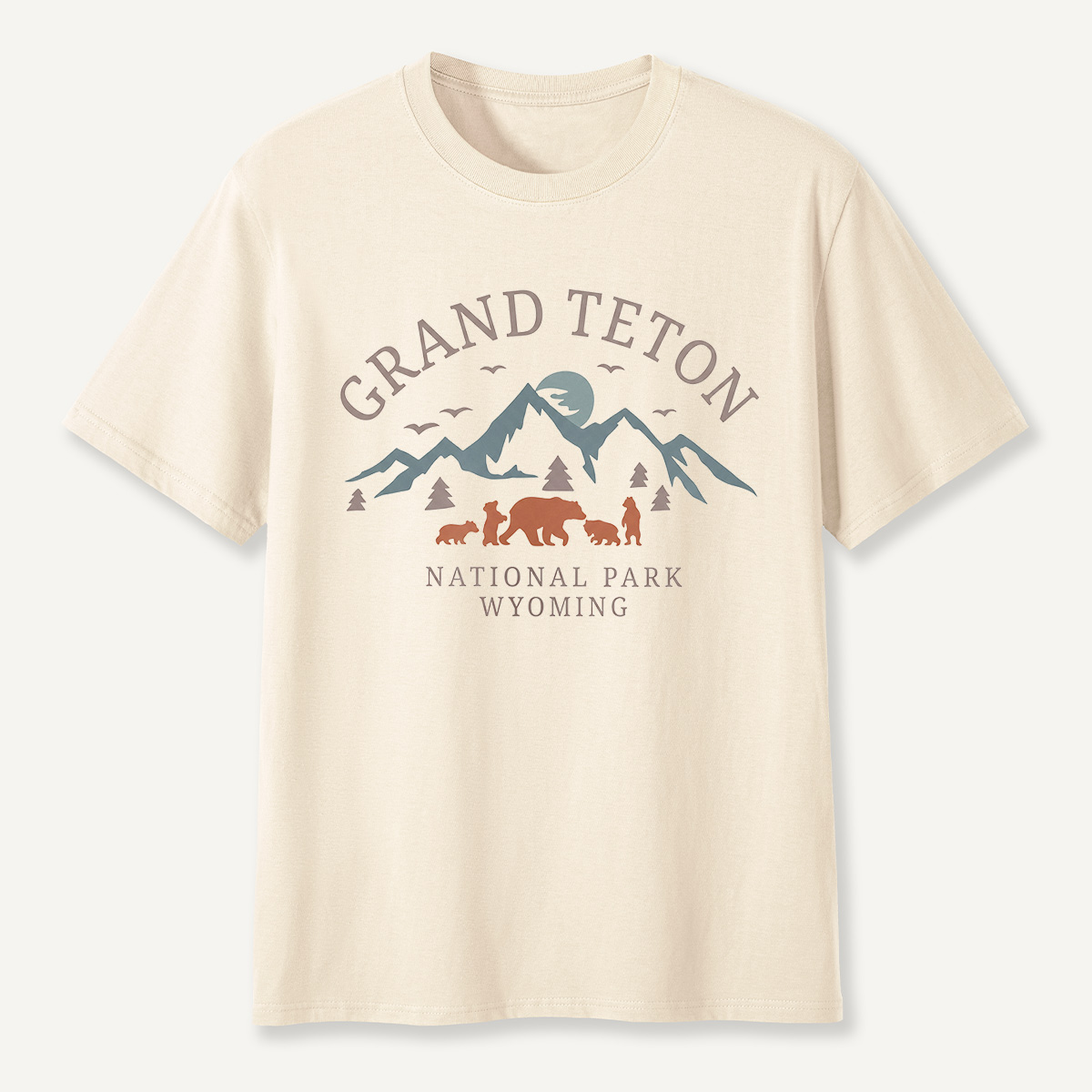 Grand Te ton National Park Wildlife Scene T-Shirt