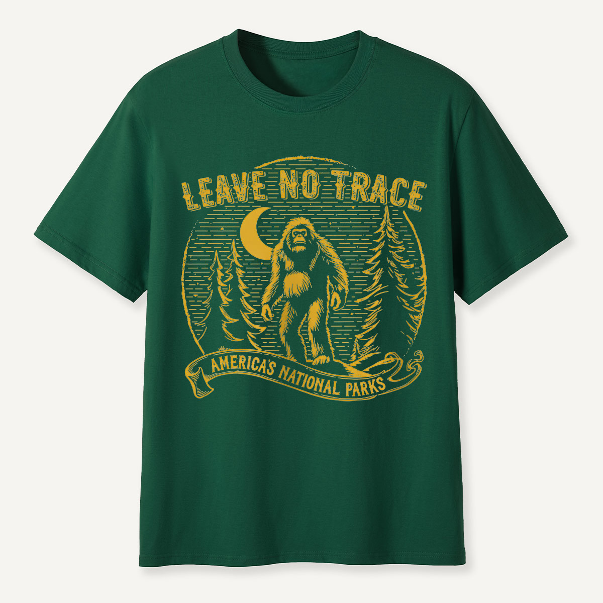 Denali National Park Bear Alaska Badge T-Shirt