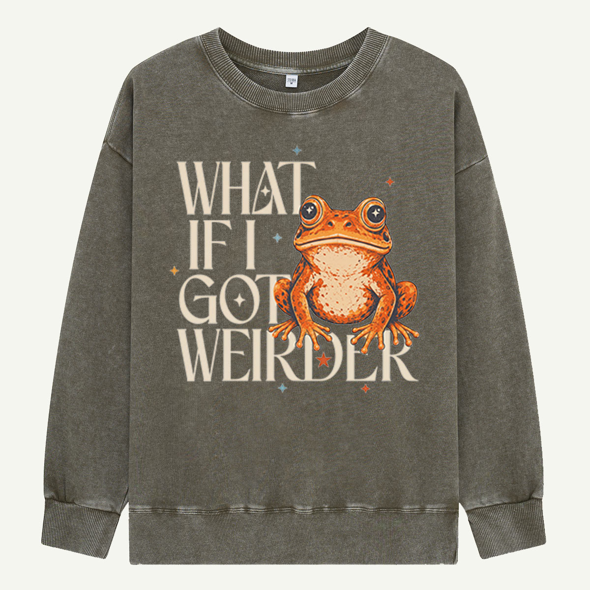 What If Frogs Got Weirder Washed Sweatshirts