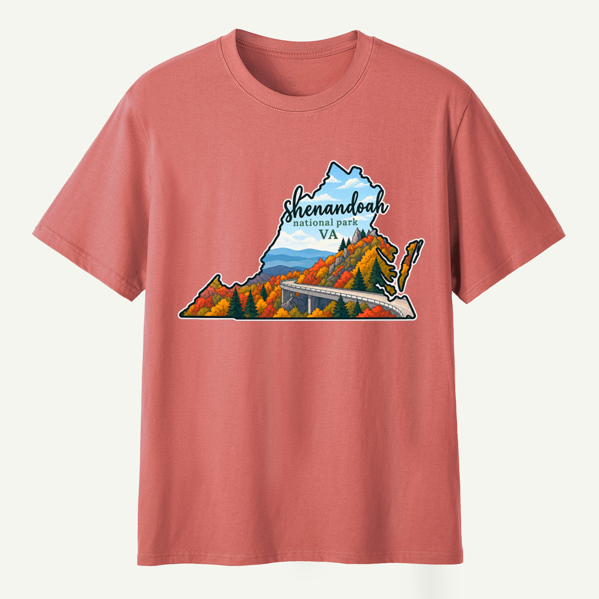 Shenandoah National Park Virginia Autumn Blue Ridge Parkway T-Shirt