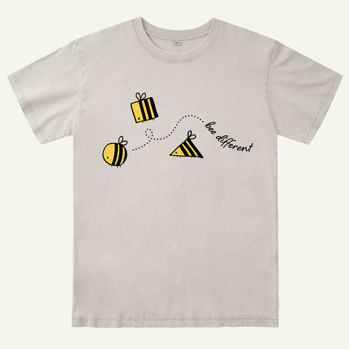 Bee Different Washed T-Shirt