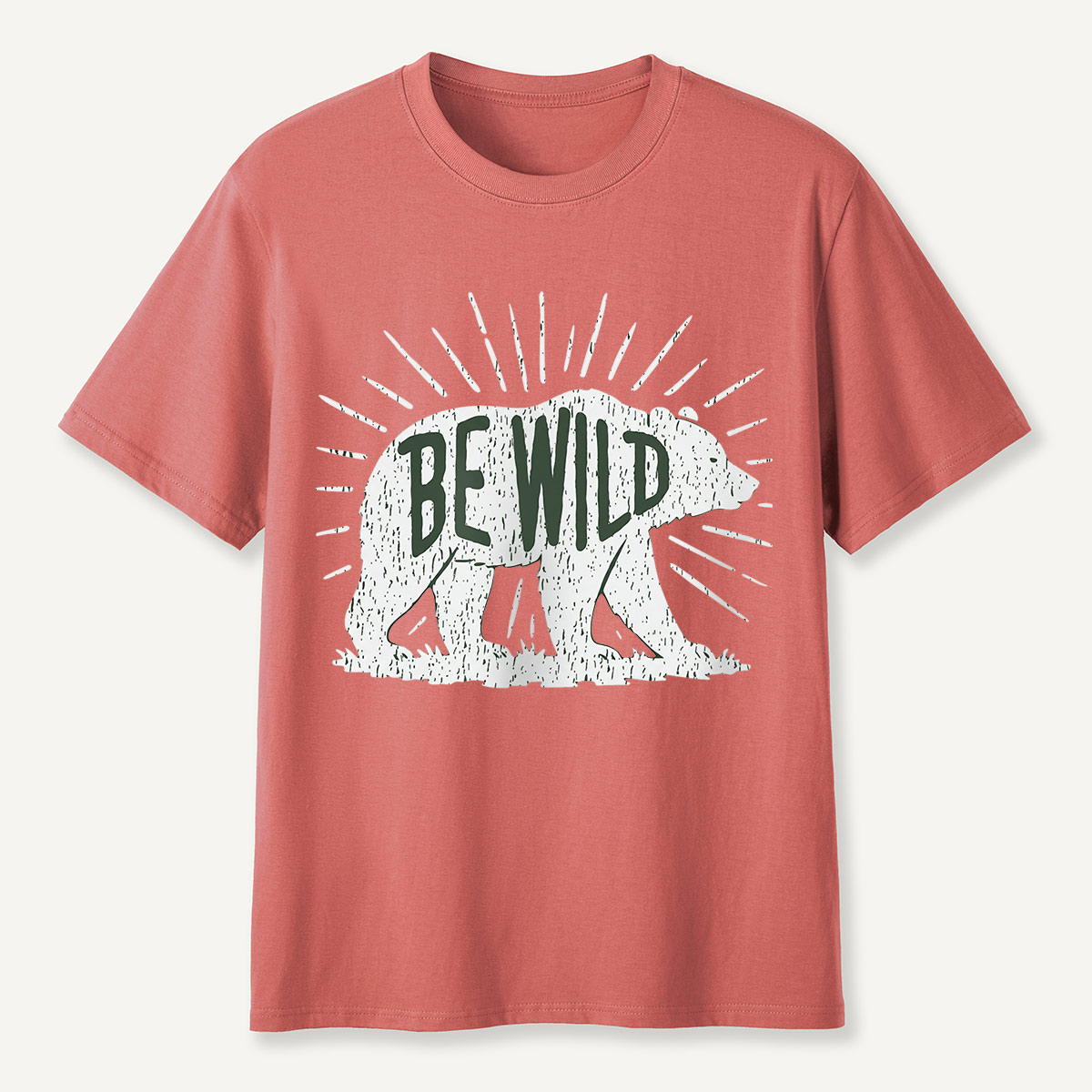 Be Wild Bear Sunburst T-Shirt