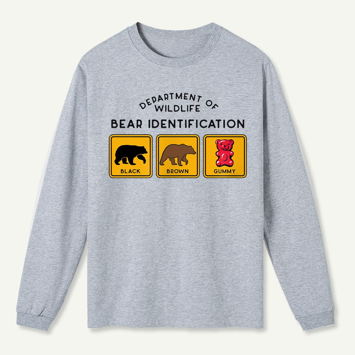Bear Identification Long Sleeve T-Shirt