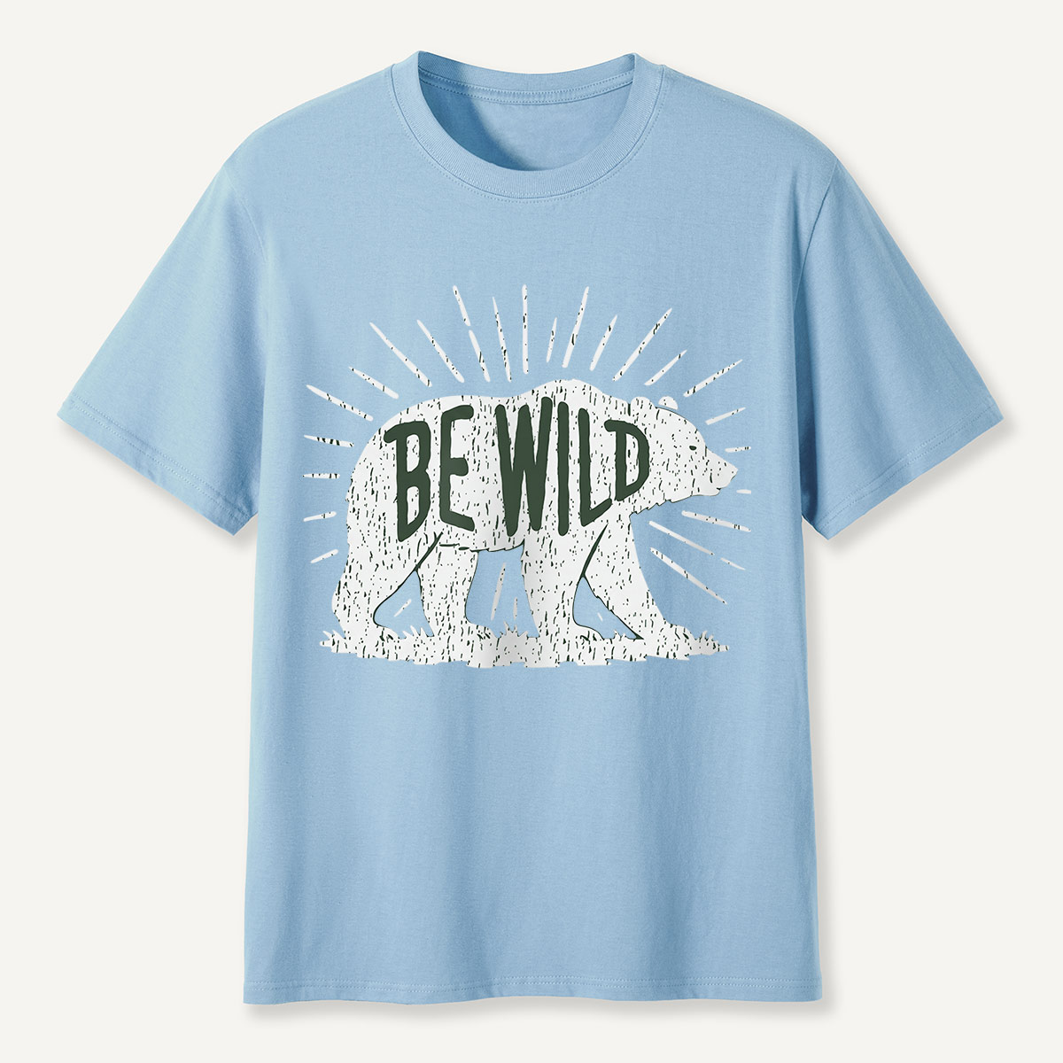 Be Wild Bear Sunburst T-Shirt
