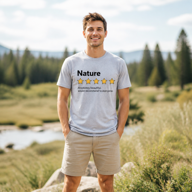 Nature Five-Star Review T-Shirt