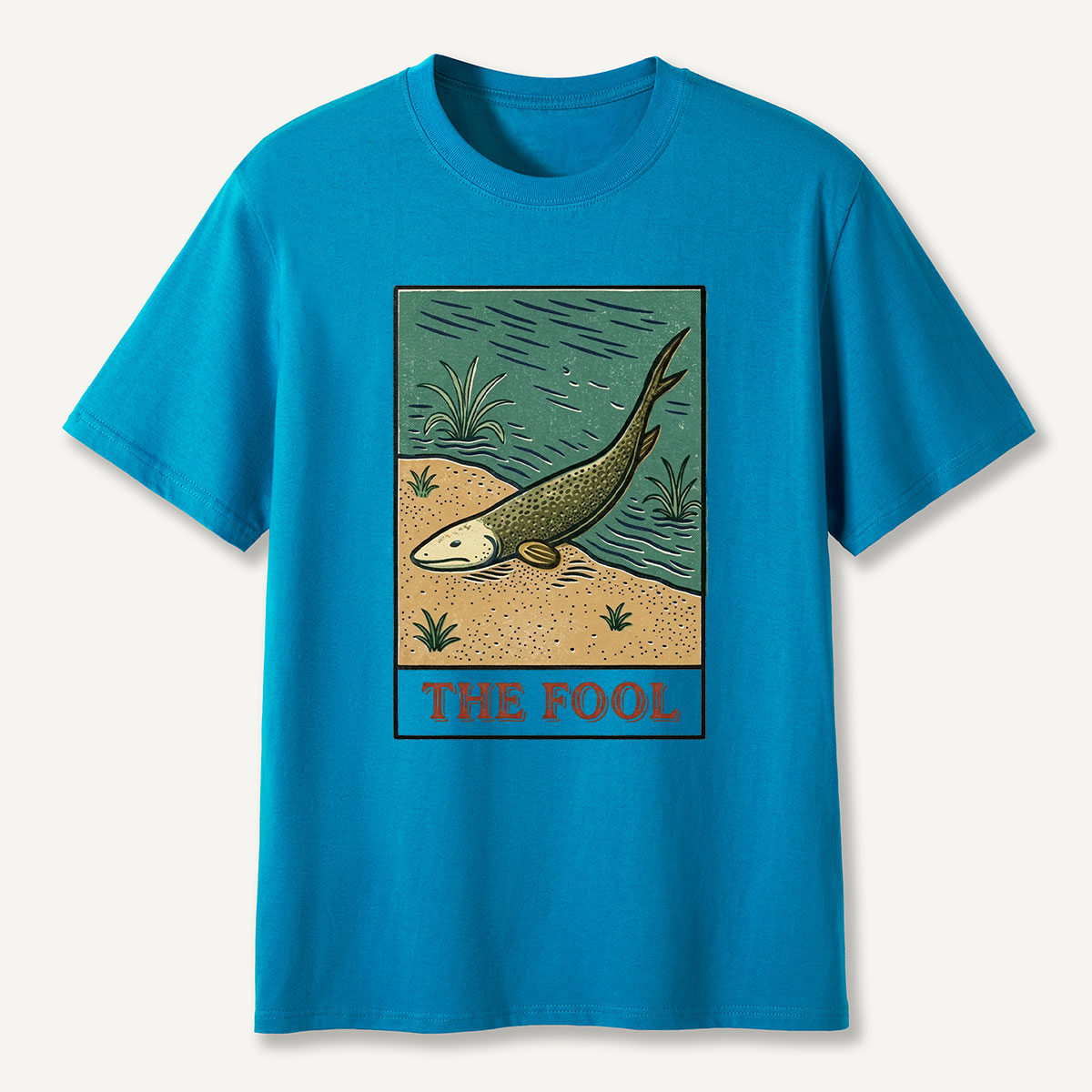Vintage Lungfish Tarot The Fool T-Shirt