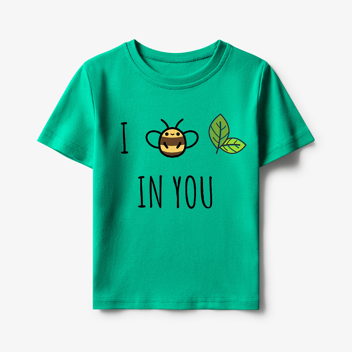 Bee Leaf Pun “I Believe in You” Kids T-Shirt