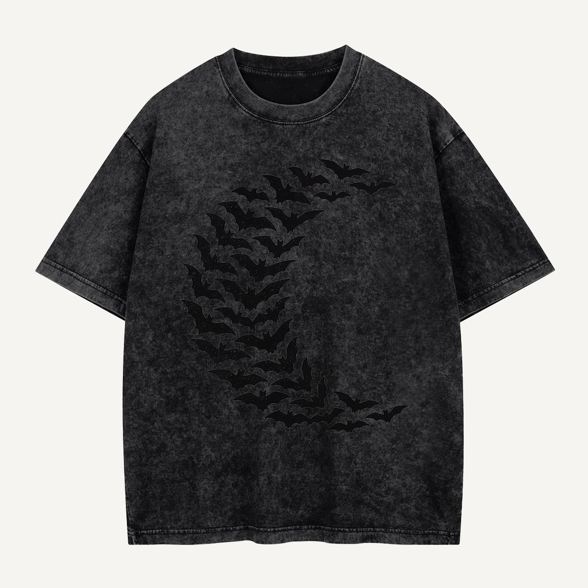 Moon Made of Bats Washed T-Shirt