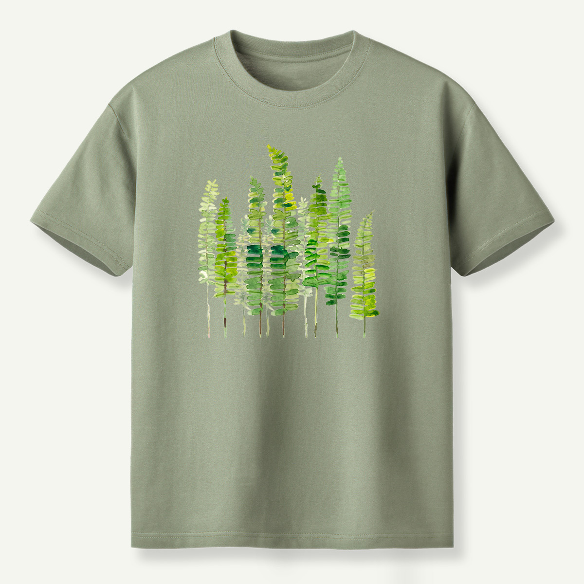 Watercolor Evergreen Forest Collection T-Shirt