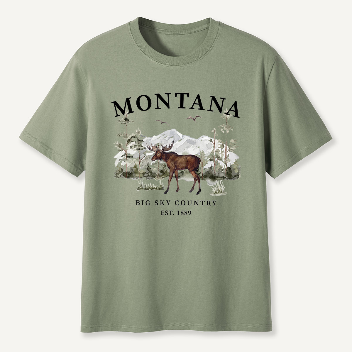 Montana Big Sky Country Moose T-Shirt