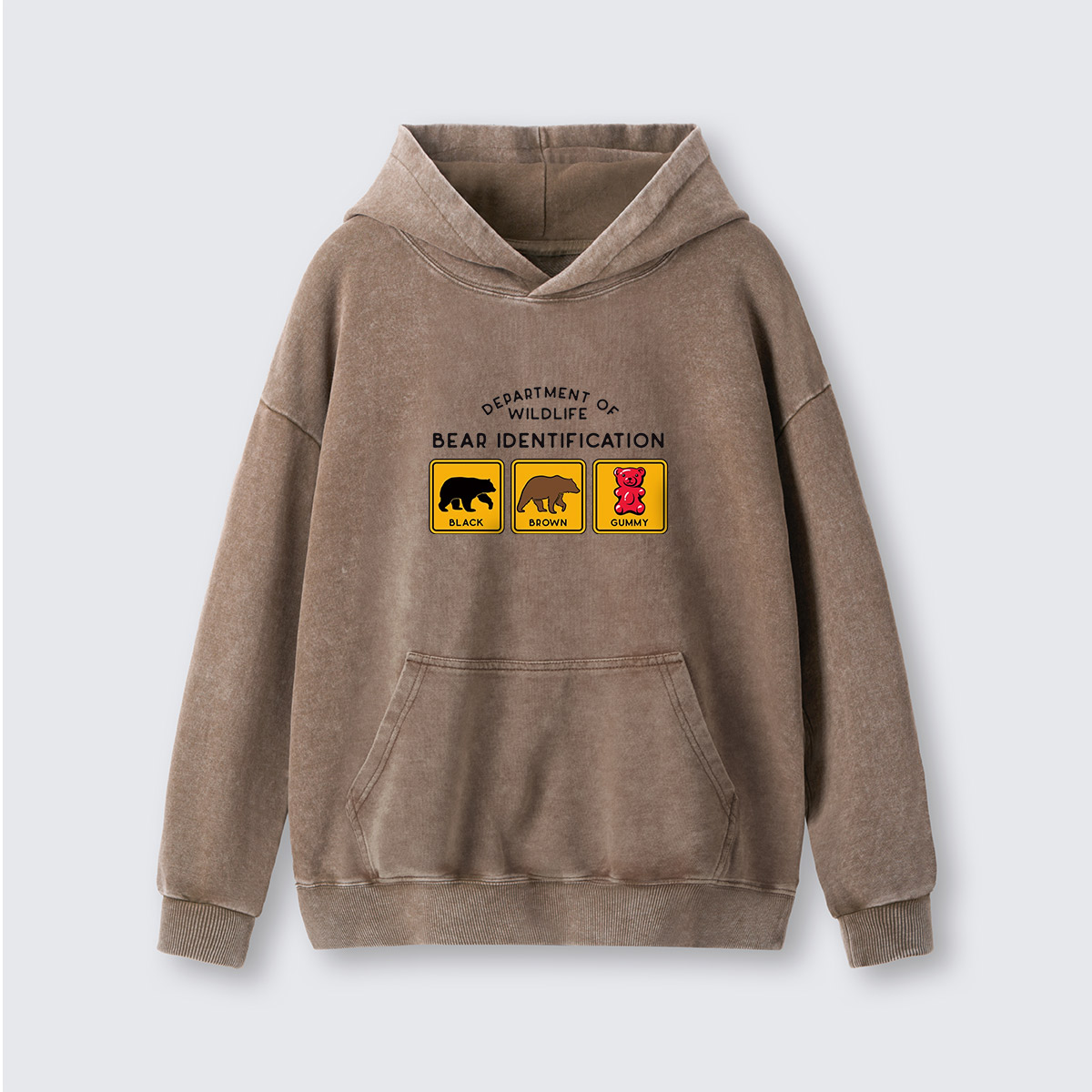 Bear Washed Hoodie