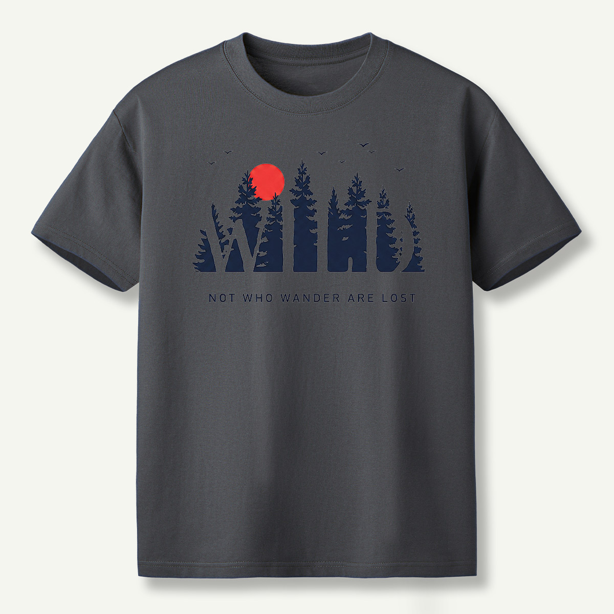 Get Your Nature Ass Lost Pine Forest Sunset T-Shirt
