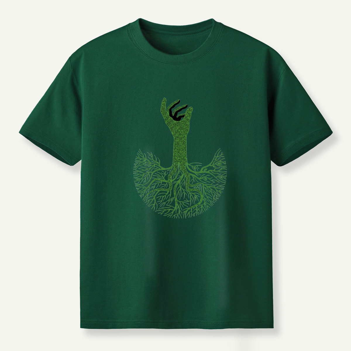 Growing Hand Tree Roots T-Shirt