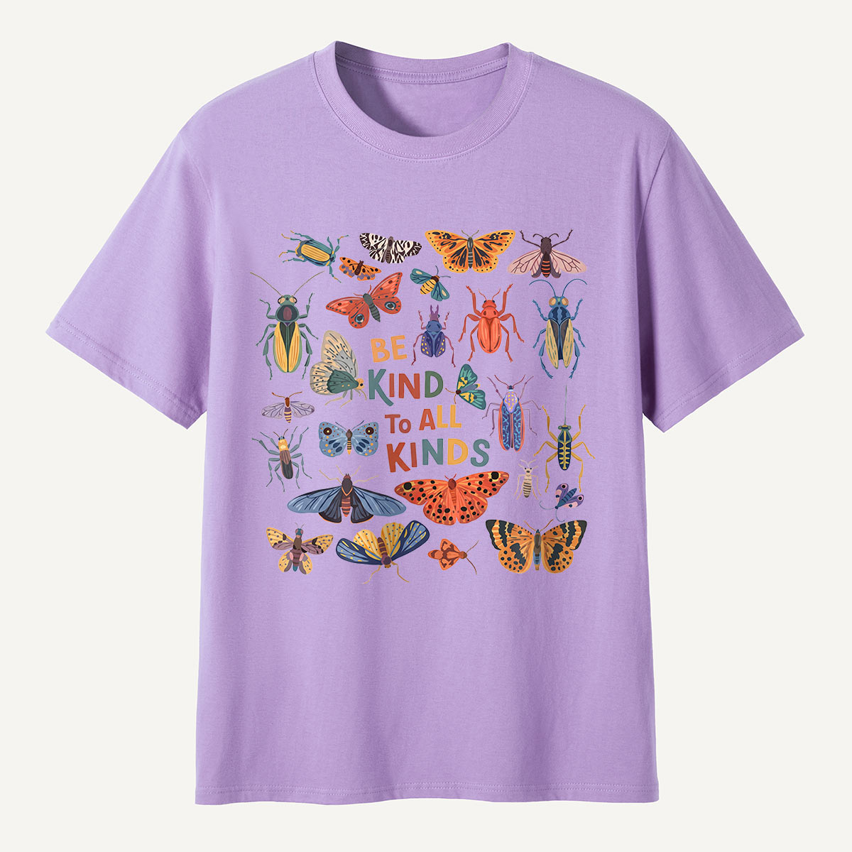 Be Kind to All Kinds Colorful Insects T-Shirt