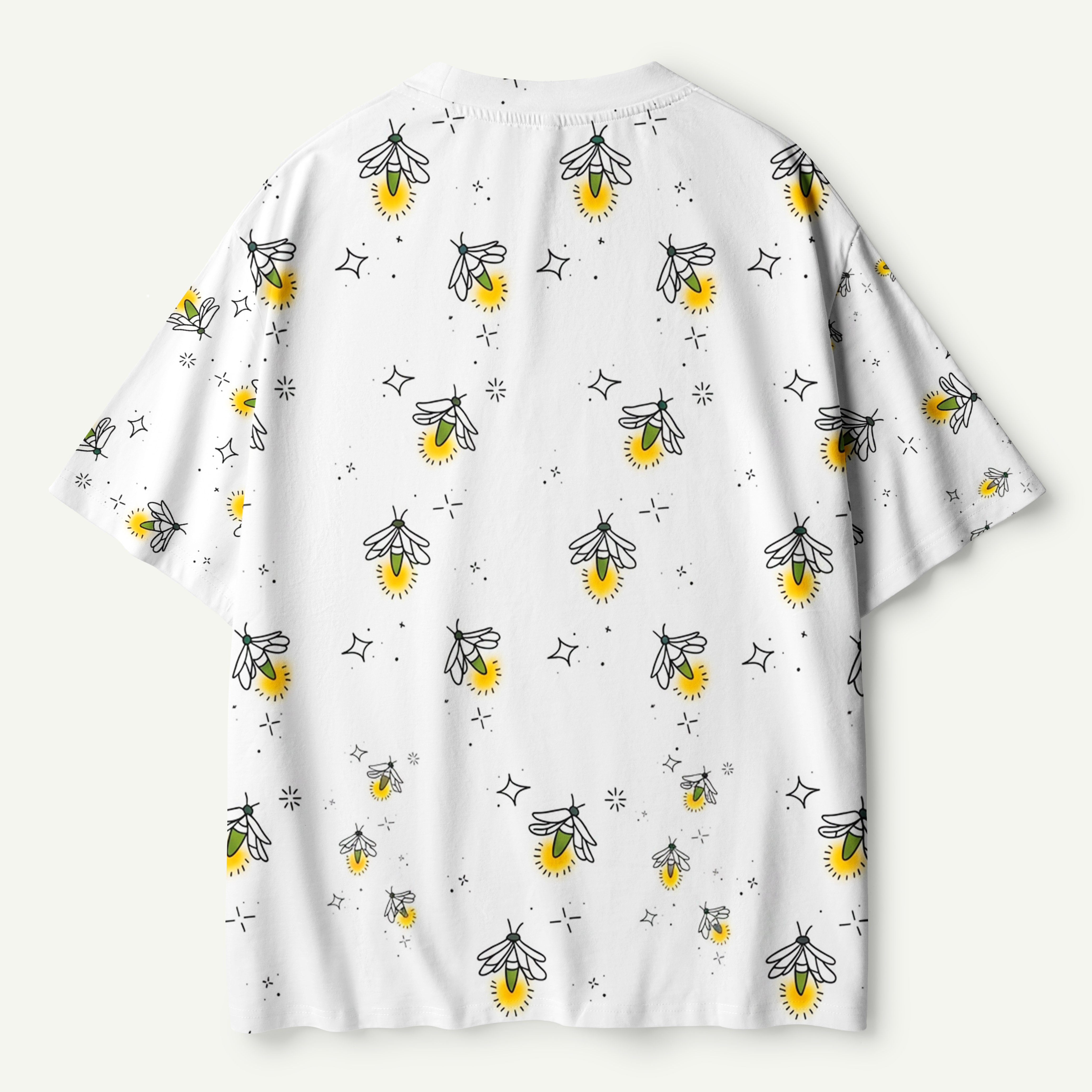 Golden Fireflies Night Sparkle Premium Pure Cotton Tee