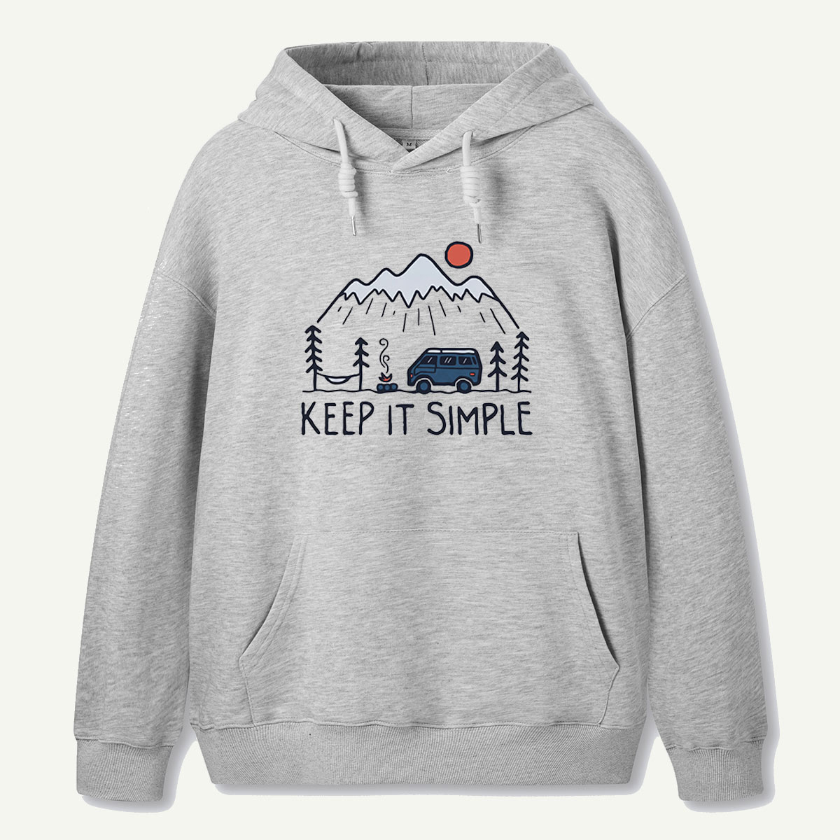 Keep It Simple Mountain Van Hoodie
