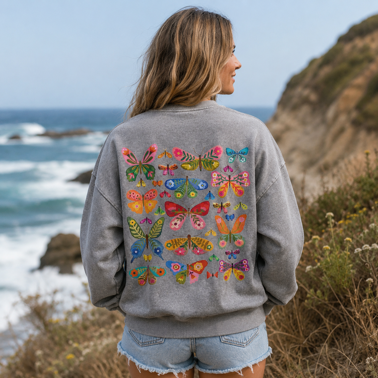 Flutter Garden Parade Washed Sweatshirts