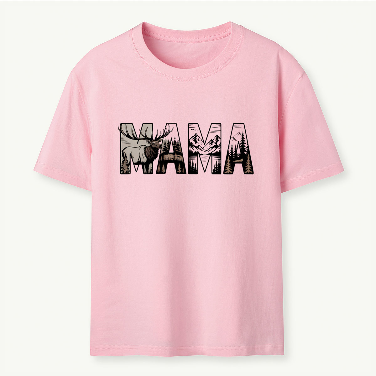 Mama Forest Adventure Hiking and Camping T-Shirt
