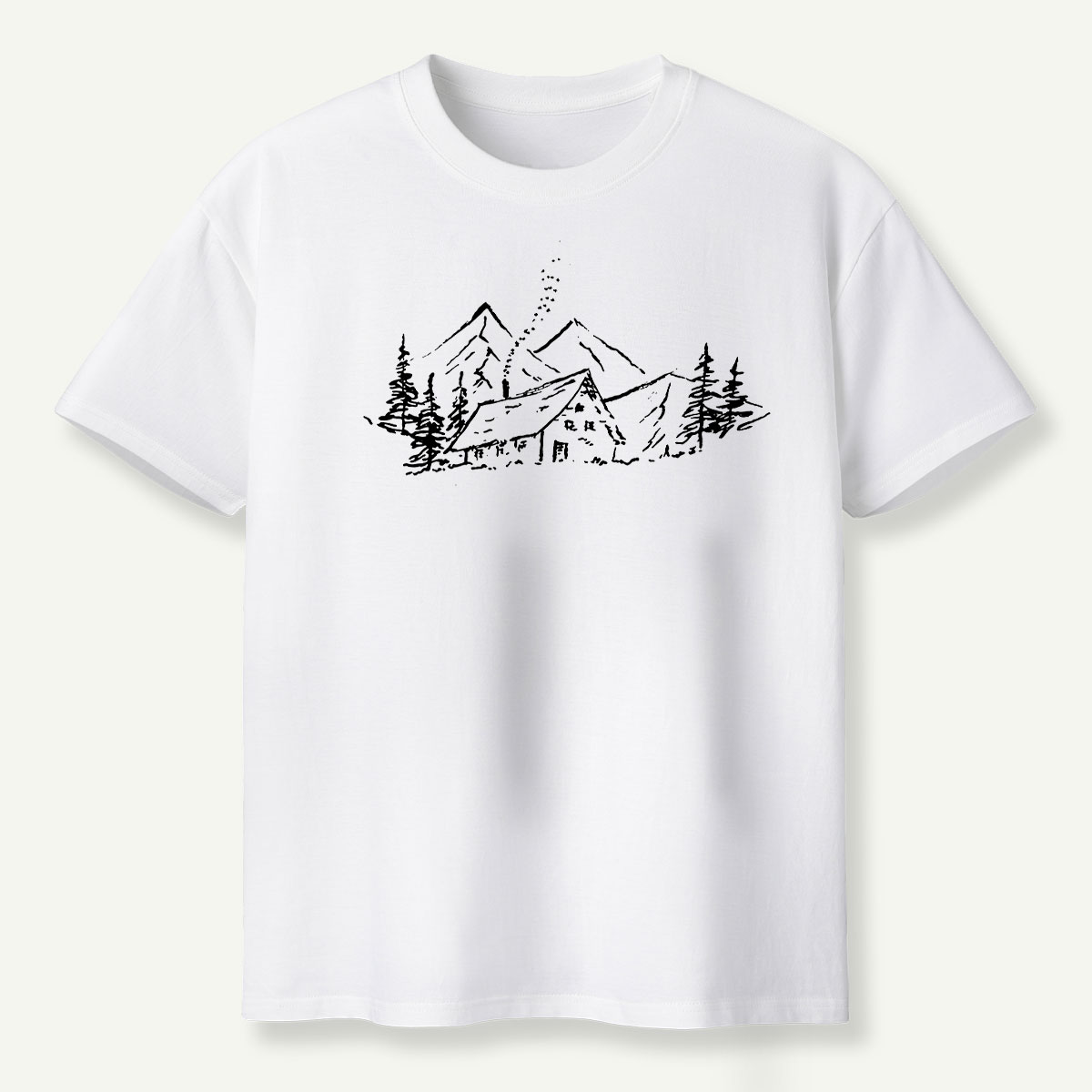Alpine Cabin Mountain Retreat T-Shirt